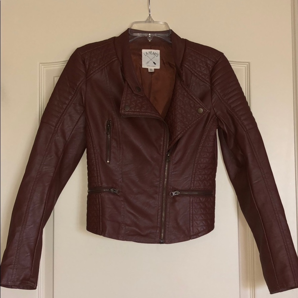 Faux Leather Jacket